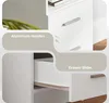 HOMCOM Moderner platzsparender Schreibtisch mit 3 Produktbild-Vorschau 5