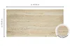 Robuste PVC-Designfliese in Marmor-Beige mit der Abmessung 30,48 x 60,96 cm Produktbild-Vorschau