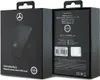 The image shows the front and side view of a black product box for a Mercedes-Benz magnetic power bank. Náhled obrázku produktu