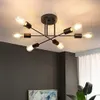 MasterLED Deckenleuchte E27 6-flammig Schwarz Modern Produktbild-Vorschau 2