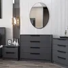 Skye Decor, Kale Luxe - 4801, Kommode, Anthrazit, 100 % Produktbild-Vorschau 2