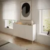 Selsey Tovi - Sideboard 3-türig, 140 cm, Weiß / Holzoptik Produktbild-Vorschau 3