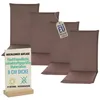 Pillows24 - 4x Hochlehner Auflagen 120x50x8 cm | Bequeme & Produktbild-Vorschau 1