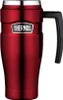 Wasserdichter Thermobecher mit Henkel Thermos 0,47l - rot Produktbild-Vorschau 1
