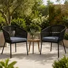 Gartenstuhl Lounge Stuhl 2er Set Gartensessel Rope Produktbild-Vorschau 1