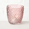 LS-LebenStil 4´er Set Glas Teelichthalter Retro Rosa Rose Produktbild-Vorschau 5