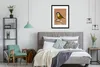 MuchoWow® Gerahmtes Poster Vogel - Kohlmeise - Zweige 60x80 Produktbild-Vorschau 7