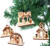 Christmas tree ornaments depicting nativity scenes hanging from a Christmas tree. Náhled obrázku produktu