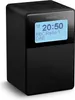 A black Philips digital alarm clock with a blue display showing the time and radio station. Anteprima dell’immagine prodotto