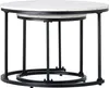 MODFU Tables Basses Gigognes, Lot de 2 Rondes, Plateau MDF, Voir les images du produit 5
