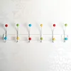 Farbenfrohe GARDEROBENLEISTE COLOUR BALL | weiss-bunt Produktbild-Vorschau 2