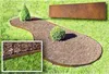 Bordure jardin Acier corten, 120 cm de long, 13,5 - 18,5 cm Voir les images du produit 3