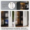 Merax Vitrine en verre avec LED, deux portes, armoire Voir les images du produit 6