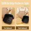 Airfryer Backpapier, 100 Stück 20cm Antihaft Wasserdicht Produktbild-Vorschau 4