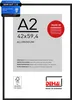 A product shot of a picture frame with product details and certifications. Náhled obrázku produktu