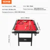 A VEVOR brand billiard table with accessories, shown with dimensions and specifications. Produktbild-Vorschau