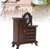 1:16 Puppenhaus-Miniatur-Schminktisch aus Holz, dekorativer Produktbild-Vorschau 5