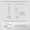 JOHO Acciaio INOX Colonna Doccia con Termostatico Colonna Anteprima dell’immagine prodotto 7