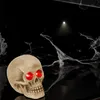 Leuchtender Totenkopf LED Dekofigur Produktbild-Vorschau 3