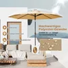 COSTWAY 300cm Sonnenschirm mit Solar-LED-Beleuchtung Produktbild-Vorschau 5