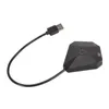 A black USB adapter with a cable on a white background. Podgląd zdjęcia produktu