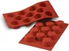 Silikomart SF022, Muffin-Backform, Rechteckig, 0,55 l, Rot, Produktbild-Vorschau 26