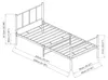 Metallbett 'Laos' 90x200 cm Schwarz Metall Produktbild-Vorschau 7