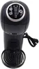 A black Krups Dolce Gusto coffee machine is shown from a front-facing angle. Voir les images du produit