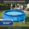 HAF Swing Quick Up Pool grau Ø366 x 91cm | ca. 6,7m³ Liter Produktbild-Vorschau 4