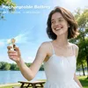 Mini Handventilator Akku, mit LED-Beleuchtung, USB-C Produktbild-Vorschau 4
