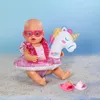 MGA BABY born Schwimm-Set Einhorn 43cm Náhľad obrázku produktu 17