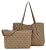 Guess GUESS Brenton shopper tas, beige Productafbeelding-voorbeeld 7