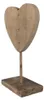 Clayre & Eef figura decorativa cuore 15x8x27 cm legno Anteprima dell’immagine prodotto 2