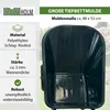 2-Rad-Schubkarre 100 Liter 160 kg Tragkraft Kunststoffwanne Produktbild-Vorschau 5