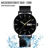 Edelstahl Armbanduhr Datum Luxus Herren Uhr Männer Quarz Produktbild-Vorschau 4