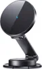 A black wireless charger with a foldable stand is shown against a white background. Voir les images du produit