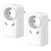 2x Steckdosenadapter Überspannungsschutz Max. 3380 Watt Mit Produktbild-Vorschau 1