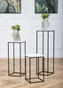 Howhomely Portafiori in metallo 60 cm bianco design moderno Anteprima dell’immagine prodotto 2