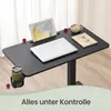VASAGLE Stehtisch, Beistelltisch mit Rollen, 80 x 45 cm Produktbild-Vorschau 5