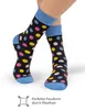OCERA 10 Paar Damen Socken mit buntem Pünktchen-Muster - Produktbild-Vorschau 3