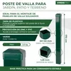 Poste rectangular Strend Pro EUROSTANDARD, 1700/60x40/1,25 Vista previa de la imagen del producto 2
