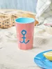 Rice Großer Becher - Rot - Anchor Print Melamin Produktbild-Vorschau 3
