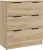 vidaXL Sideboard chêne Sonoma 60x30x70 cm Matériau dérivé Voir les images du produit 2