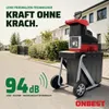 ONBEST Gartenhäcksler Elektro | 2800W mit Stopfer | bis 4,4 Produktbild-Vorschau 5