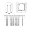 Movable Duschkabine Schiebetuer Nano Glas Eckeinstieg Produktbild-Vorschau 6