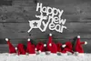 New Year Schild Weihnachtsdeko Gartendeko Innen Außen Wand Produktbild-Vorschau 2
