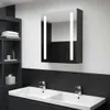 vidaXL LED zrcadlová skříňka do koupelny 50x13x70 cm Náhled obrázku produktu 2