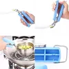 Edelstahl Retriever Zange Hot Dish Teller Schüssel Clip Produktbild-Vorschau 3