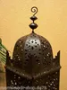 Lanterne orientale en métal noir Frane 105cm | Lanterne de Voir les images du produit 2