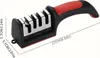 4-in-1 Messerschärfer Schwarz-Rot - Profi manuell 22cm Produktbild-Vorschau 3